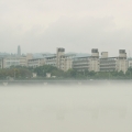 雨烟雾锁梅江两岸
