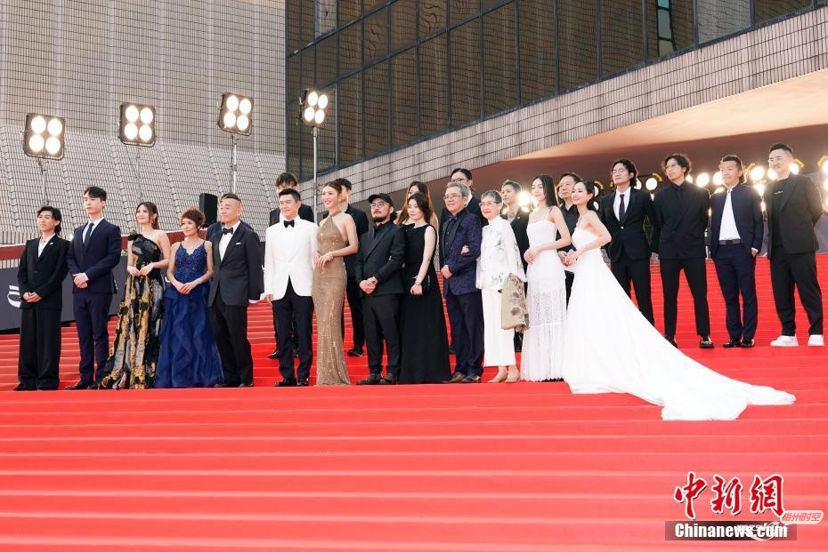 刘嘉玲出席第42届香港电影金像奖红毯仪式