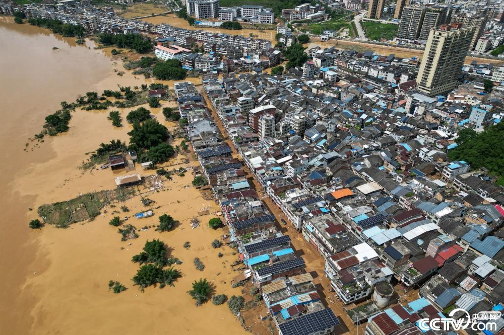 广东梅州遭遇严重暴雨洪涝灾害